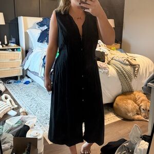 T.J.Maxx Sleeveless Black Maxi Dress